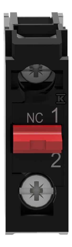 Single contact block for Ø22 1 NC head, - ZENL1121